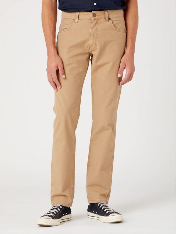 Wrangler Wrangler Hlače Greensboro W15QDRC20 112334233 Bež Straight Leg