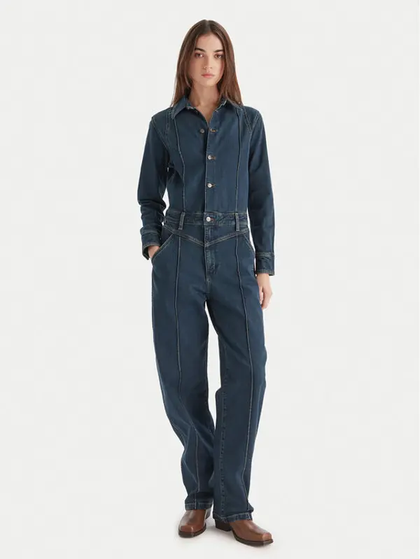 Wrangler Wrangler Kombinezon Western 112371042 Tamnoplava Regular Fit