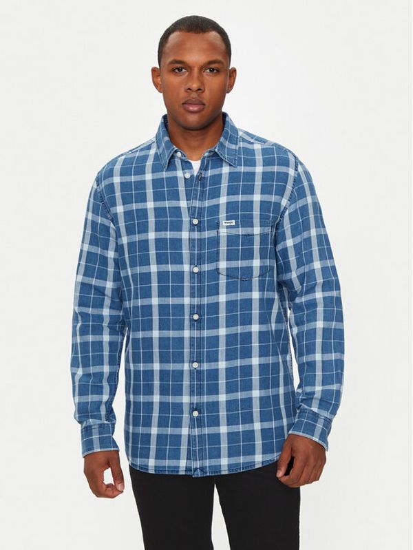 Wrangler Wrangler Košulja 112357249 Plava Regular Fit
