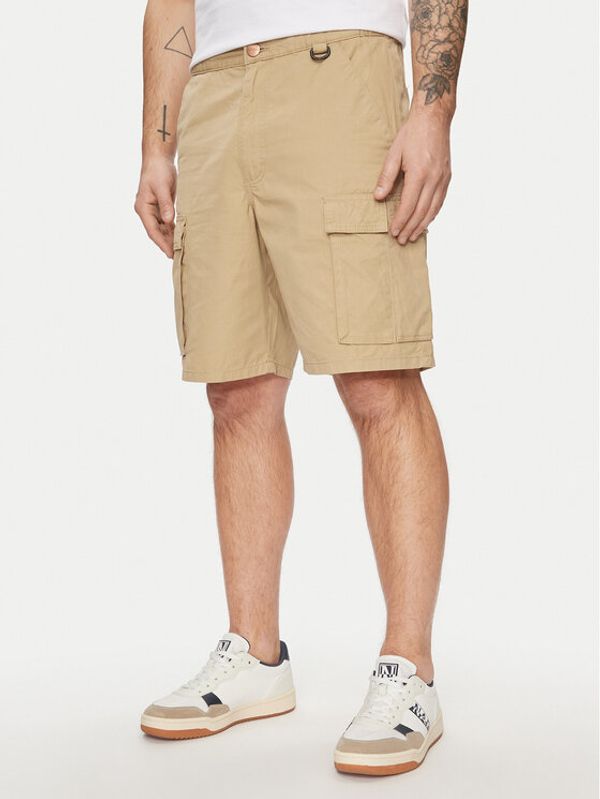 Wrangler Wrangler Kratke hlače Casey Utility 112352191 Bež Relaxed Fit