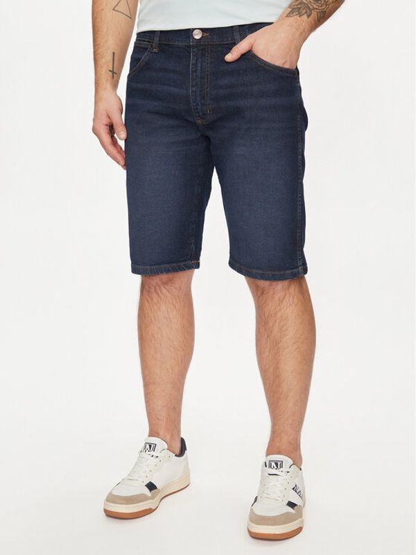 Wrangler Wrangler Kratke traperice Colton 112350823 Tamnoplava Slim Fit