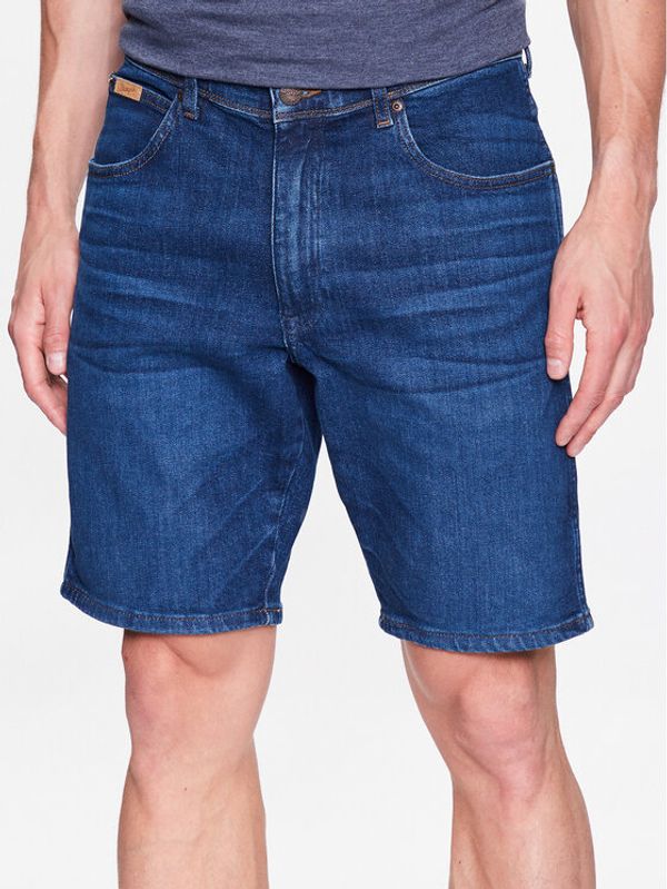 Wrangler Wrangler Kratke traperice W11CJXY81 112337506 Plava Regular Fit