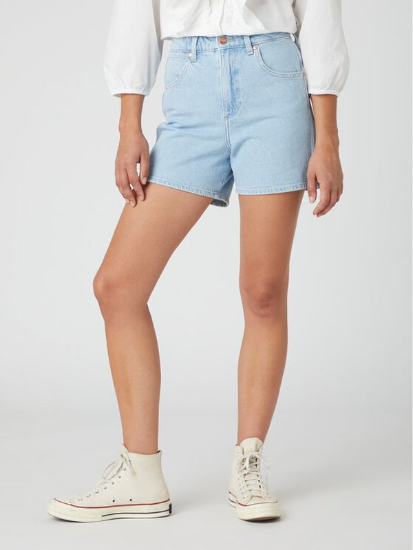 Wrangler Wrangler Kratke traperice W25H3832W 112332447 Svijetloplava Regular Fit