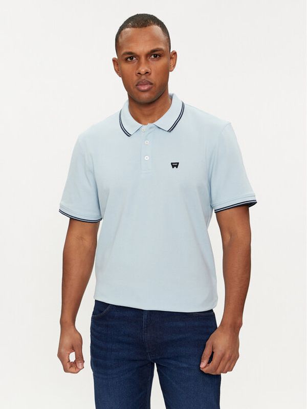 Wrangler Wrangler Polo 112353030 Svijetloplava Regular Fit
