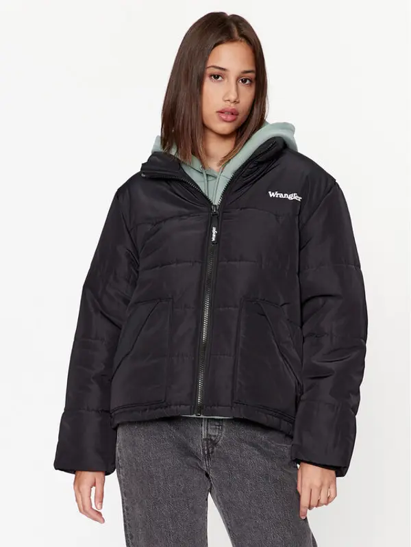 Wrangler Wrangler Prijelazna jakna Western 112342700 Crna Regular Fit