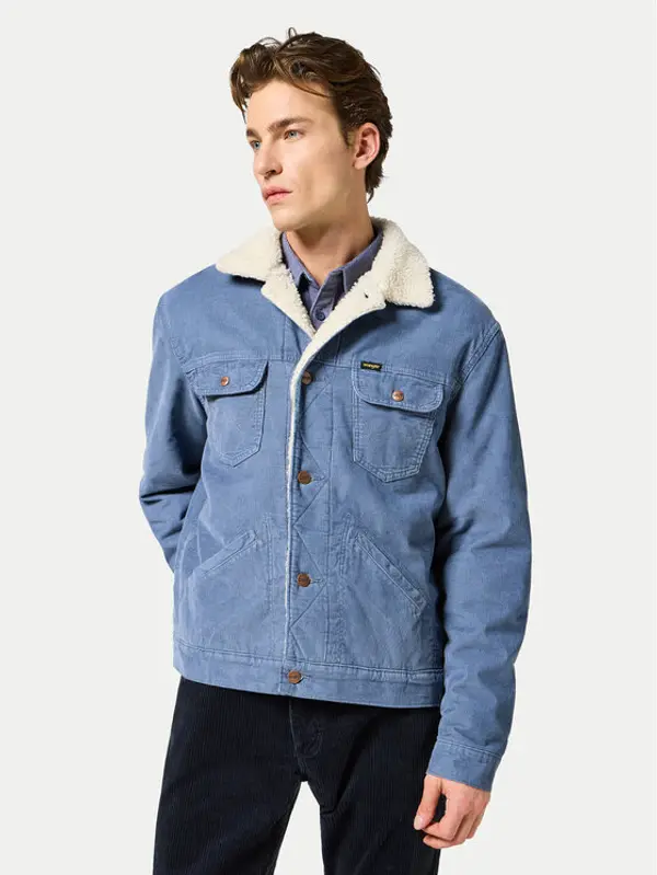 Wrangler Wrangler Traper jakna 112357214 Plava Regular Fit