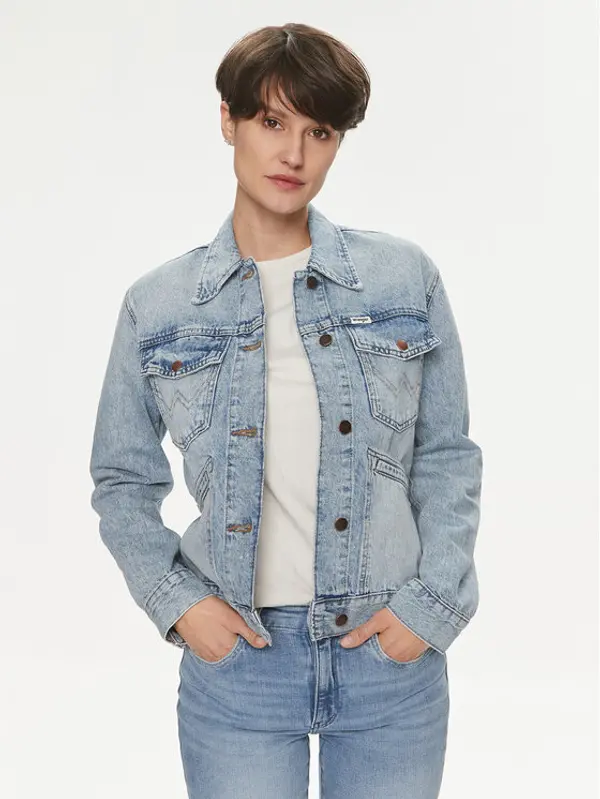 Wrangler Wrangler Traper jakna Heritage 112350342 Plava Regular Fit