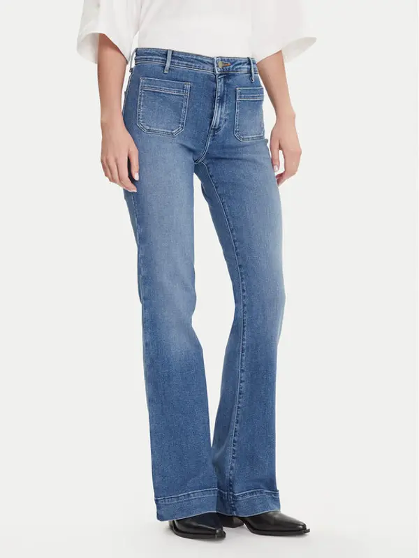 Wrangler Wrangler Traperice 112332419 Plava Flare Fit
