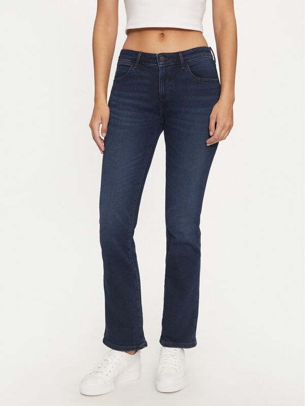 Wrangler Wrangler Traperice 112342797 Tamnoplava Bootcut Fit