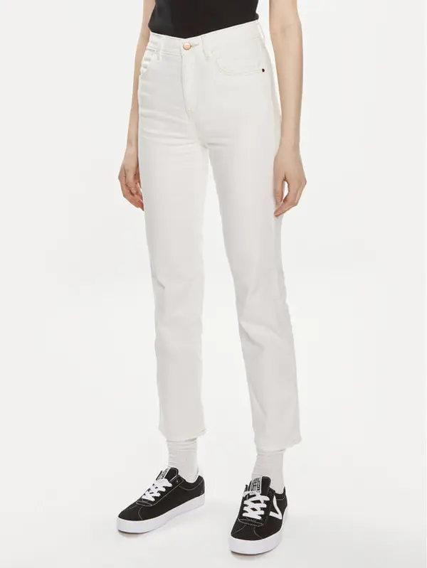 Wrangler Wrangler Traperice 112351027 Bijela Straight Fit