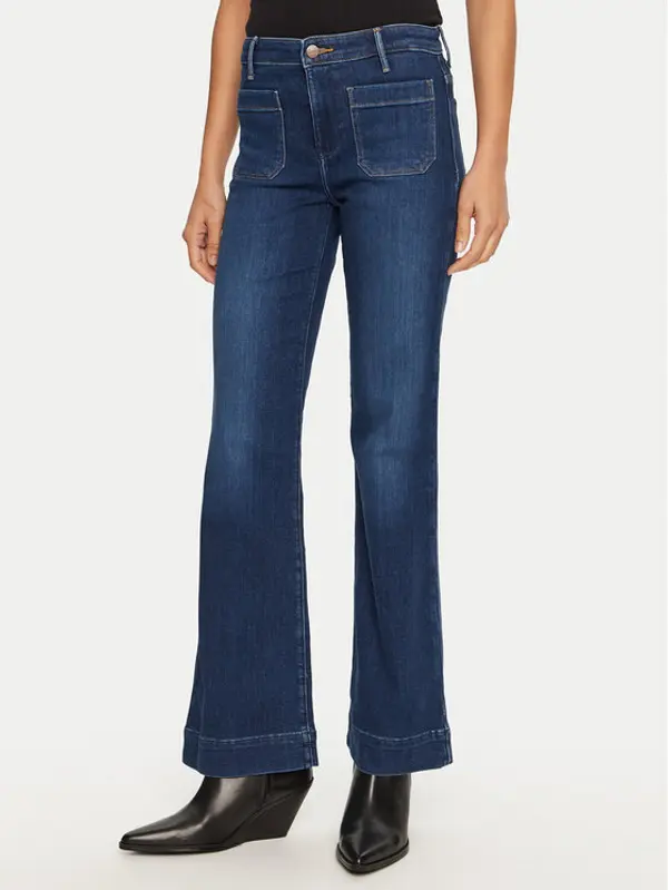 Wrangler Wrangler Traperice 112351028 Tamnoplava Flare Fit