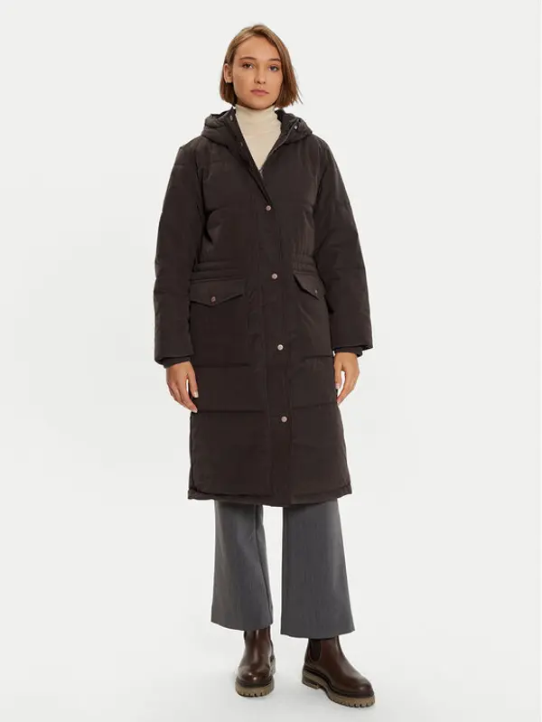 Wrangler Wrangler Zimska jakna 112358031 Smeđa Oversize