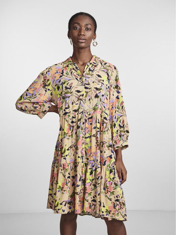 YAS YAS Haljina 26029225 Smeđa Regular Fit