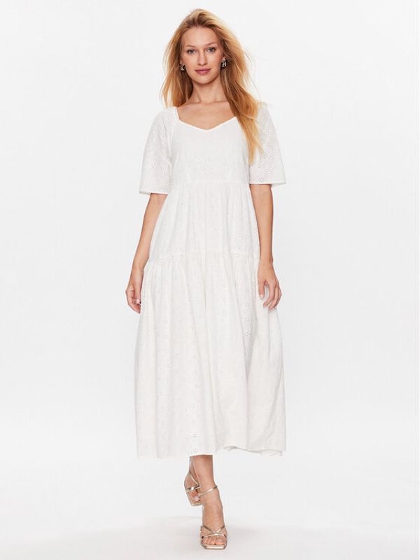 YAS YAS Haljina 26029550 Bijela Loose Fit