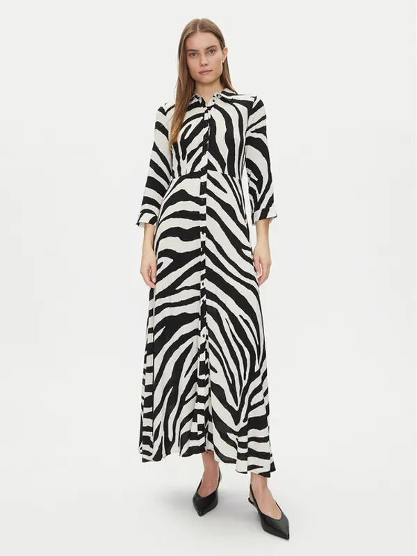 YAS YAS Haljina košulja Savanna 26022663 Bež Loose Fit