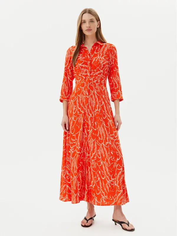 YAS YAS Haljina košulja Savanna 26022663 Narančasta Loose Fit
