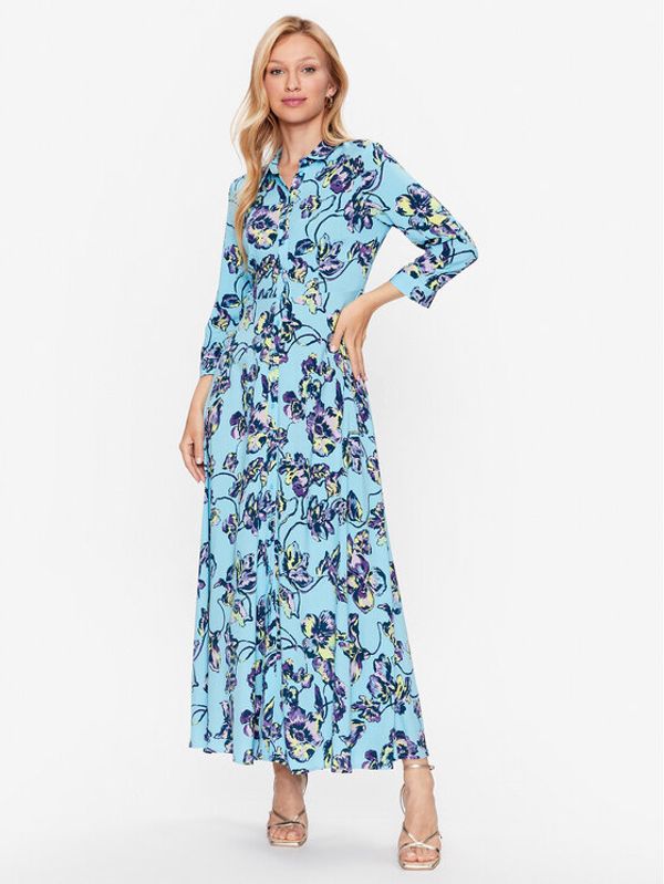 YAS YAS Haljina košulja Savanna 26022663 Plava Loose Fit