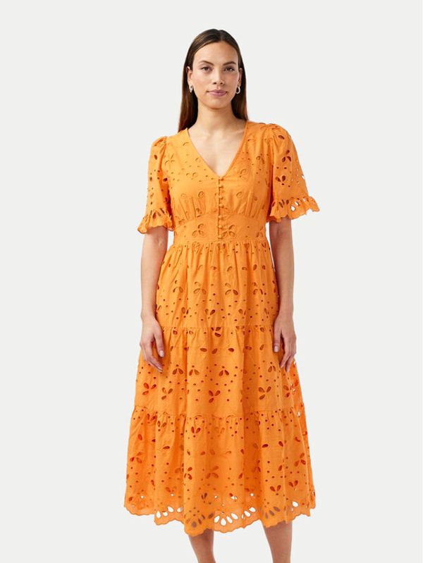 YAS YAS Haljina za svaki dan Kanikka 26033530 Narančasta Regular Fit