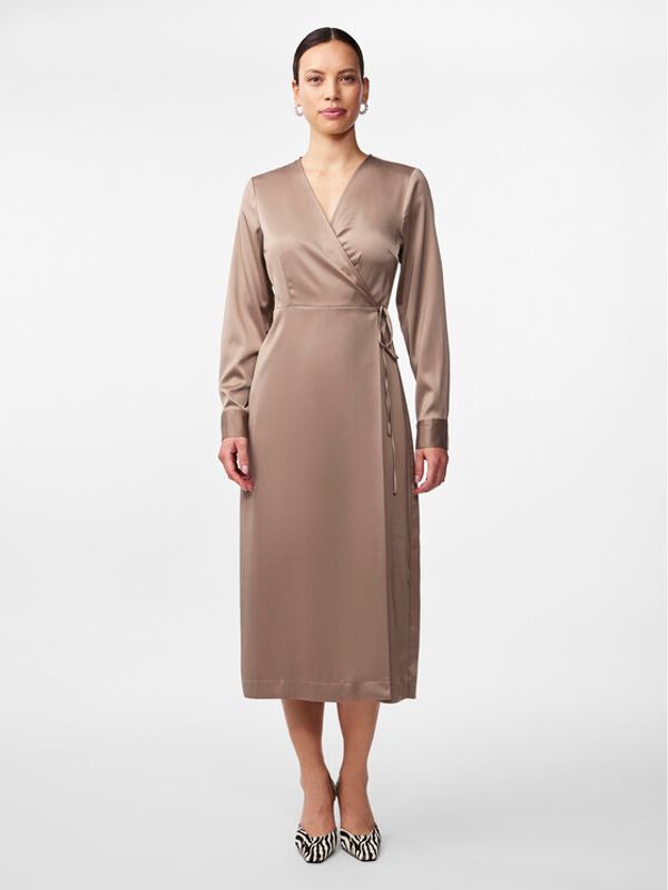 YAS YAS Haljina za svaki dan Pella 26030740 Bež Regular Fit