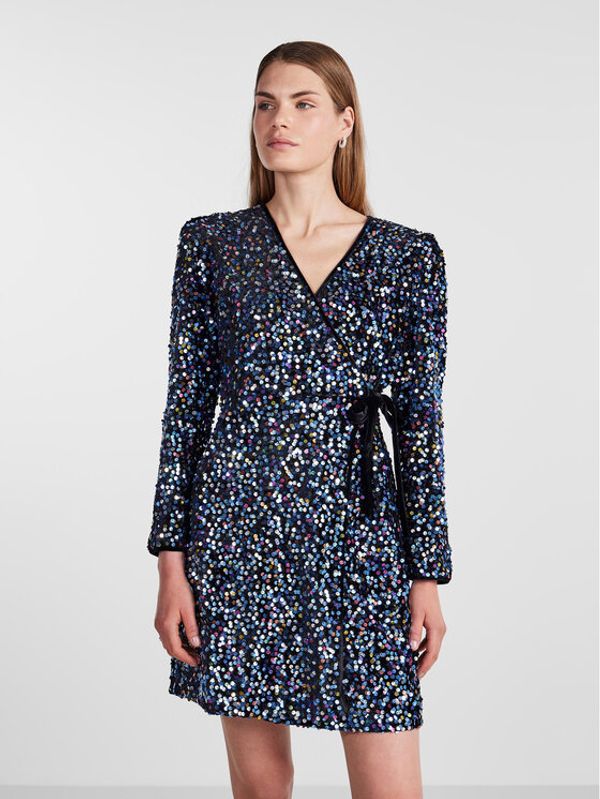 YAS YAS Koktel haljina 26031700 Crna Regular Fit