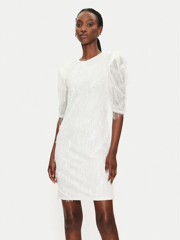 YAS YAS Koktel haljina Bella 26034900 Bijela Regular Fit