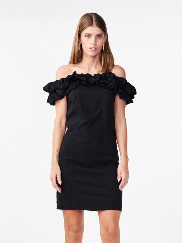 YAS YAS Koktel haljina Carrie 26034740 Crna Slim Fit