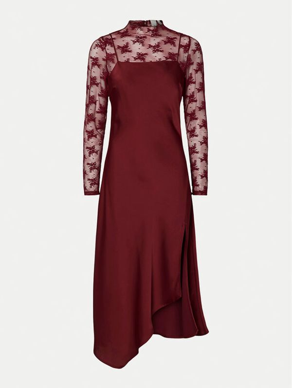 YAS YAS Koktel haljina Meels 26032597 Crvena Regular Fit