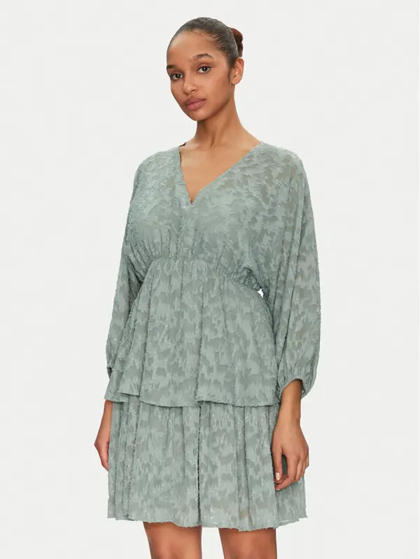 YAS YAS Koktel haljina Miri 26036644 Zelena Regular Fit