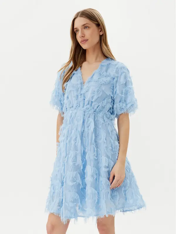YAS YAS Koktel haljina Pazylla 26037234 Svijetloplava Loose Fit