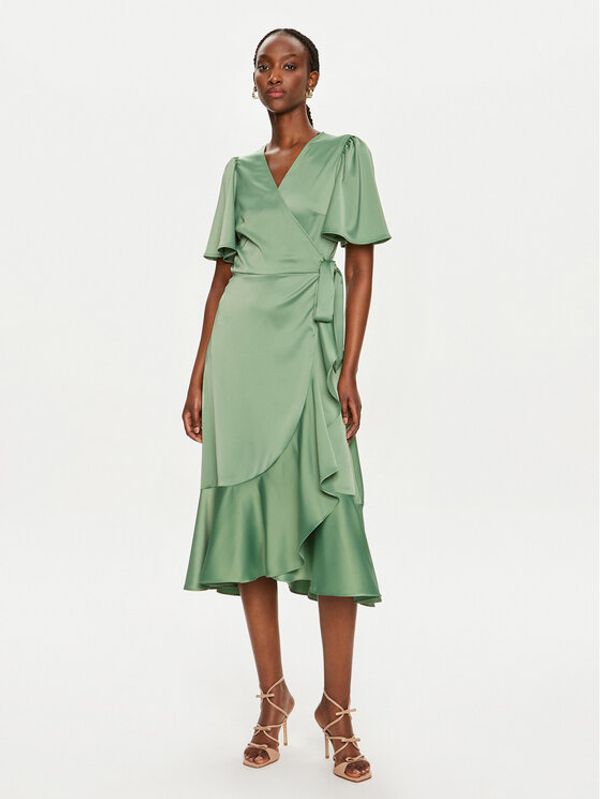 YAS YAS Koktel haljina Thea 26028890 Zelena Standard Fit