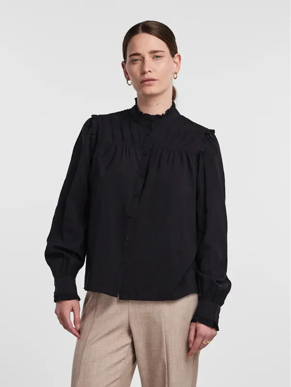 YAS YAS Košulja 26030892 Crna Regular Fit