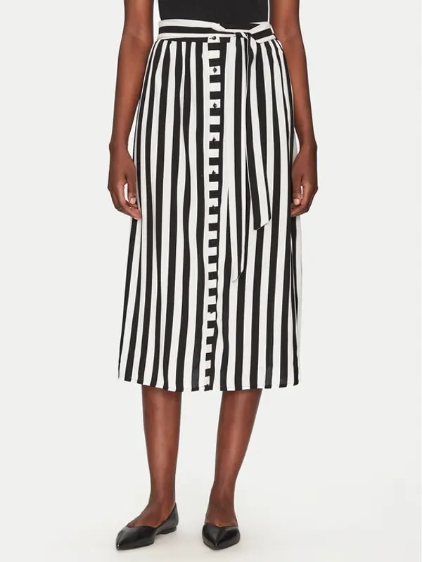Y.A.S YAS Midi suknja Savanna 26028279 Crna Regular Fit