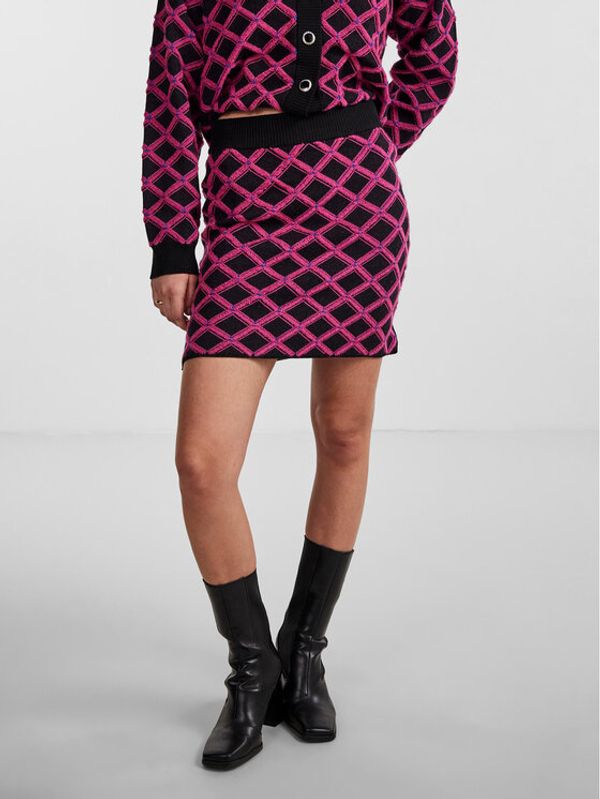 YAS YAS Suknja olovka 26031041 Ružičasta Slim Fit