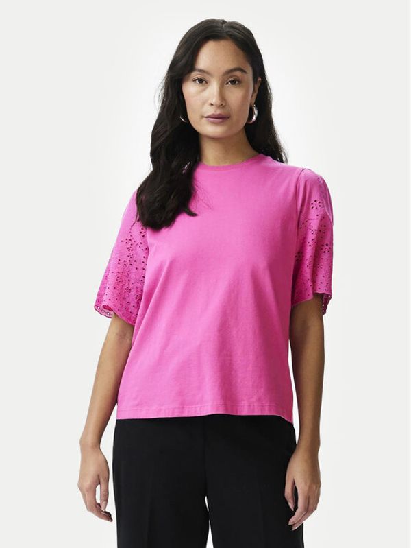 YAS YAS T-shirt Lex 26033890 Ružičasta Regular Fit