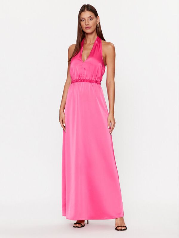 YAS YAS Večernja haljina 26031524 Ružičasta Regular Fit