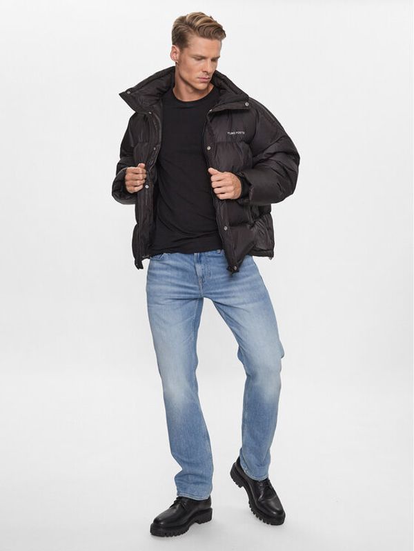 Young Poets Society Young Poets Society Pernata jakna Mika 107623 Crna Regular Fit