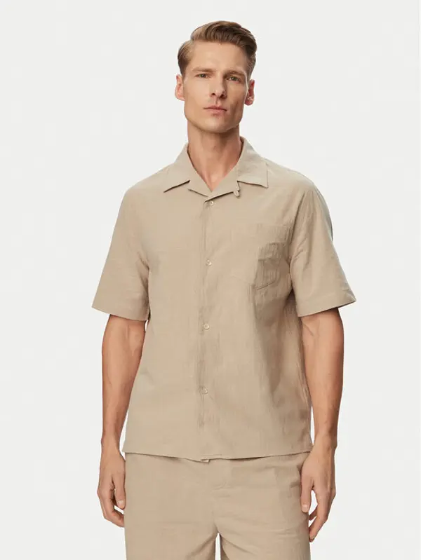 Ysabel Mora Ysabel Mora Košulja 90538 Tamno bež Regular Fit