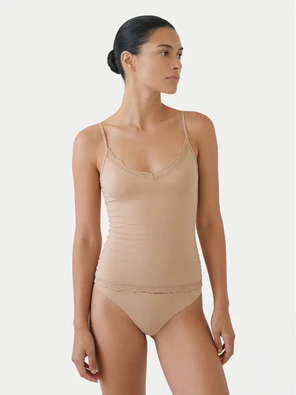 Ysabel Mora Ysabel Mora Potkošulja 19459 Svijetlo bež Slim Fit