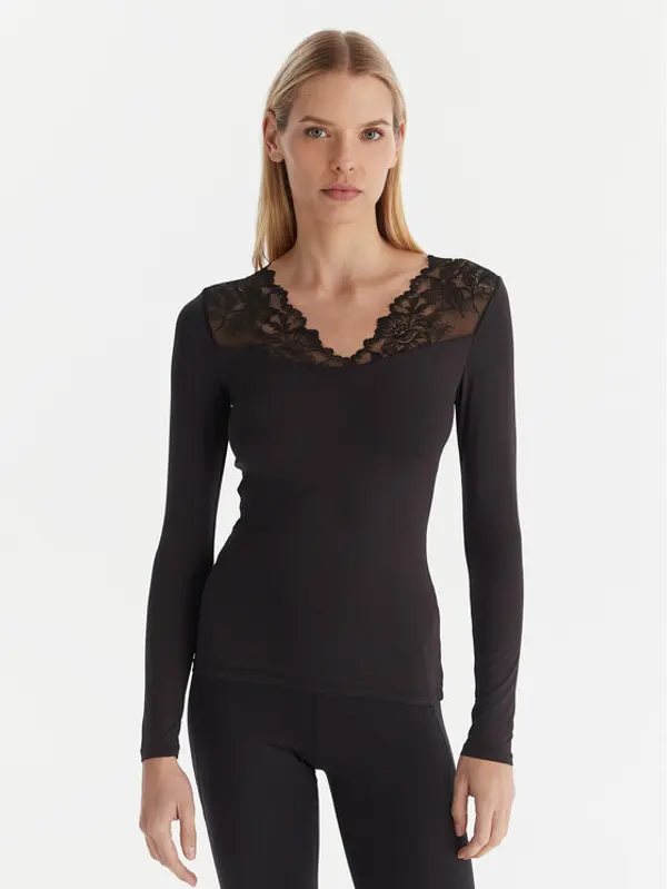 Ysabel Mora Ysabel Mora Spavaćiće 19487 Crna Slim Fit