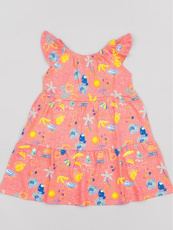 Zippy Zippy Ljetna haljina ZBGAP0501 23010 Ružičasta Regular Fit