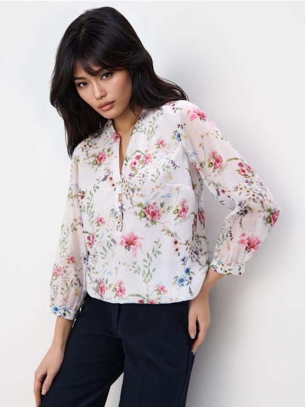 Mohito Mohito - Bluza cvjetnog uzorka - bijela