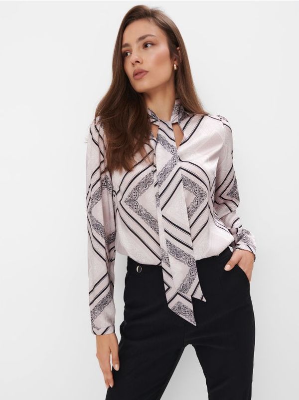 Mohito Mohito - Bluza na vezanje - bež