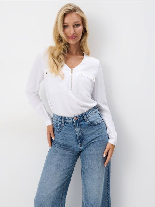 Mohito Mohito - Bluza od viskoze - bijela