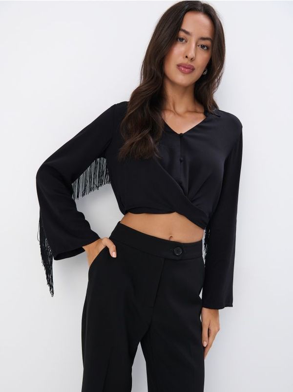 Mohito Mohito - Bluza od viskoze - crna