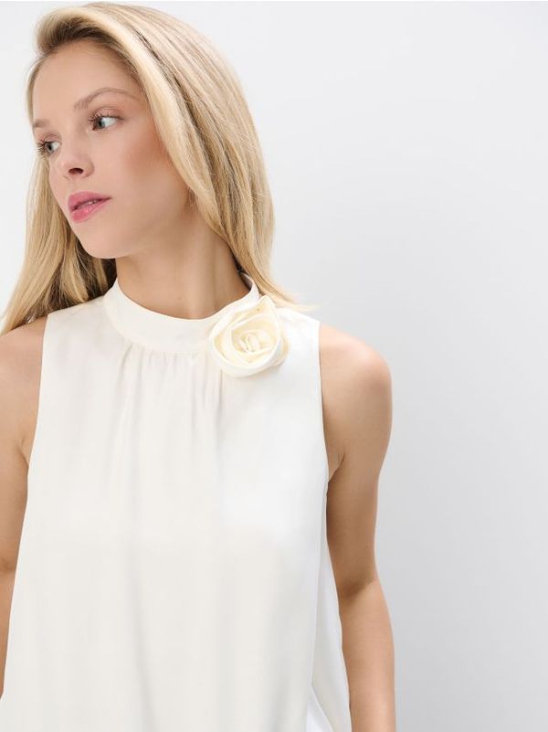 Mohito Mohito - Bluza od viskoze - krem