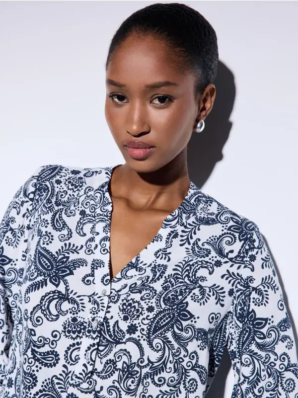 Mohito Mohito - Bluza od viskoze - mornarsko plava