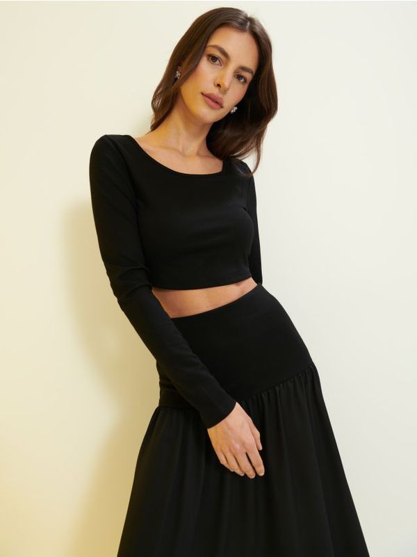 Mohito Mohito - Bluza otvorenih leđa - crna