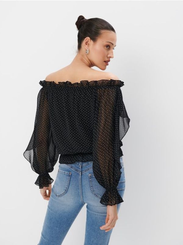 Mohito Mohito - Bluza otvorenih ramena - crna