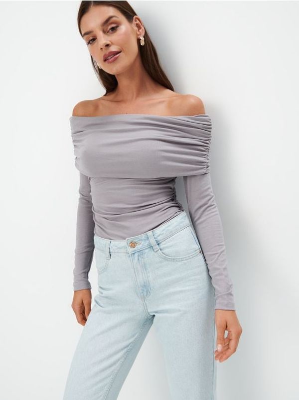 Mohito Mohito - Bluza otvorenih ramena - siva