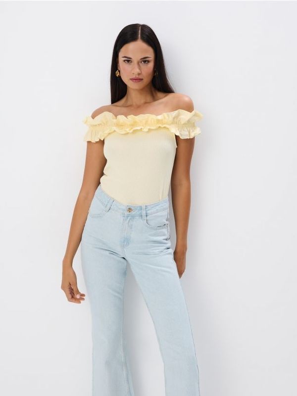 Mohito Mohito - Bluza otvorenih ramena - žuta